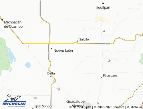 MICHELIN Guerrero map - ViaMichelin