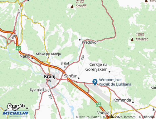 Mapa MICHELIN Visoko - ViaMichelin
