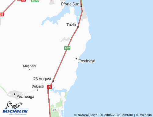 MICHELIN Costinești map - ViaMichelin