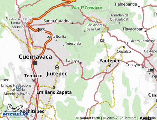 Mapa MICHELIN Rinconada de Acolapa - ViaMichelin