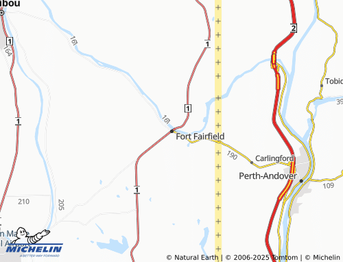 MICHELIN Fort Fairfield map - ViaMichelin