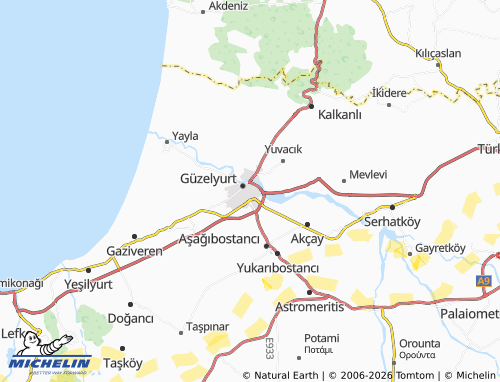 Carte MICHELIN İsmetpaşa - ViaMichelin