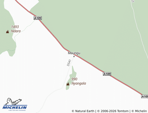 MICHELIN Maungu map - ViaMichelin