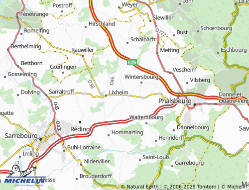 MICHELIN-Landkarte Hérange - ViaMichelin