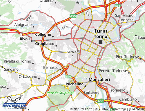Mapa MICHELIN Gerbido - ViaMichelin
