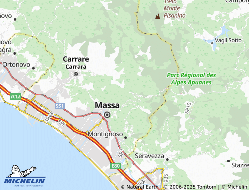 Mapa MICHELIN Canevara - ViaMichelin