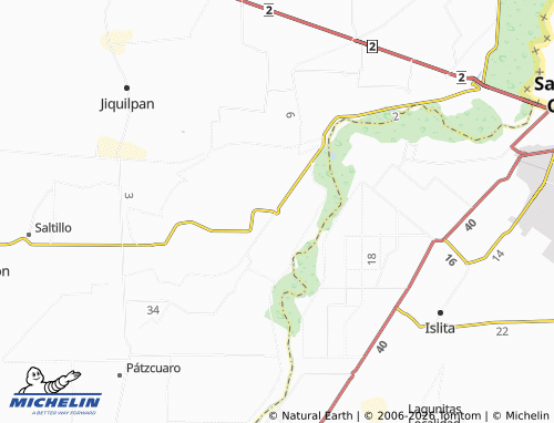 Mappa MICHELIN Campo El Refugio - ViaMichelin