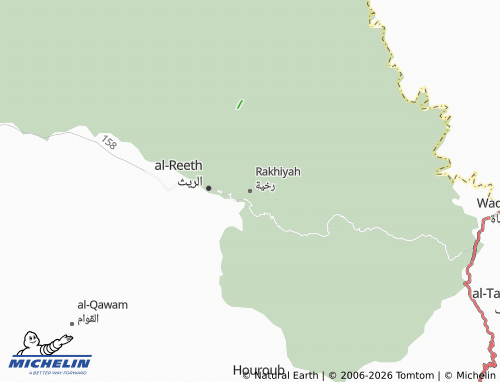 MICHELIN-Landkarte Rakhiyah - ViaMichelin