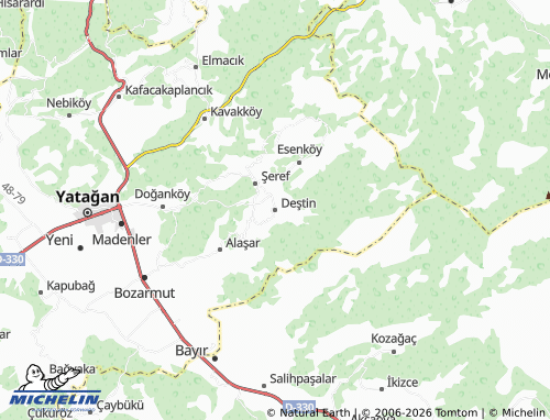 MICHELIN Deştin map - ViaMichelin