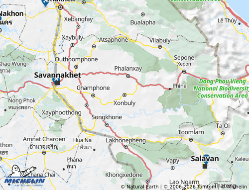 MICHELIN Xonbuly map - ViaMichelin