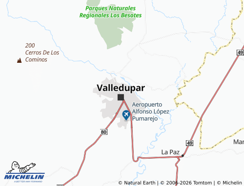 MICHELIN Alfonso López map - ViaMichelin