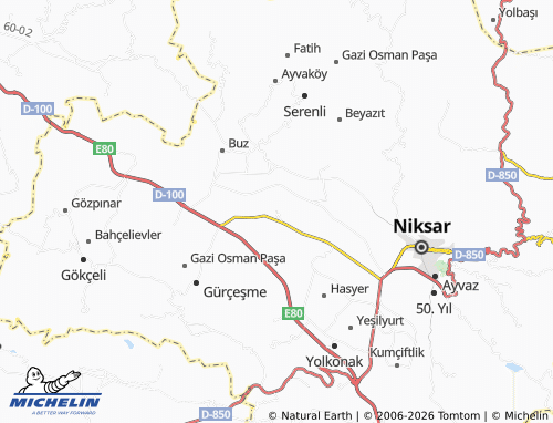 MICHELIN Mahmudiye map - ViaMichelin