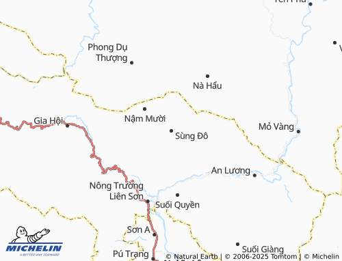 MICHELIN Sùng Đô map - ViaMichelin
