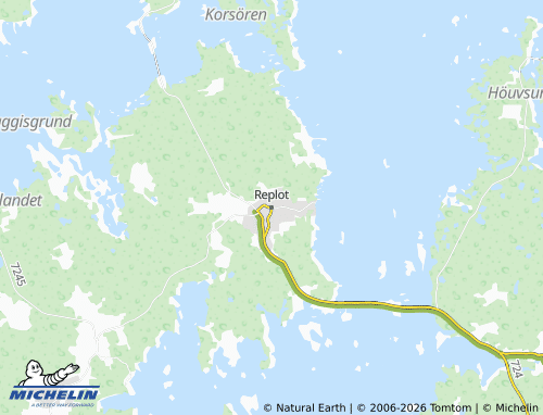 Carte MICHELIN Replot - ViaMichelin