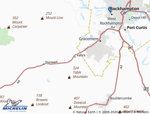 Mappa MICHELIN Kabra - ViaMichelin