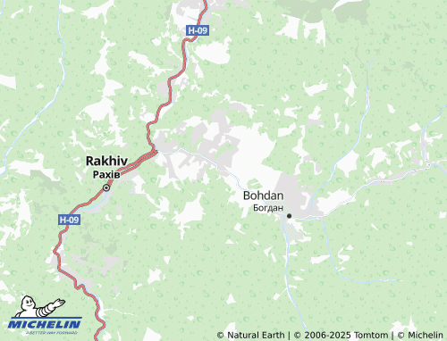 MICHELIN Roztoky map - ViaMichelin
