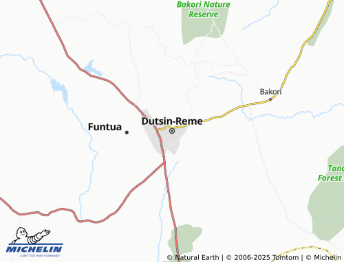 MICHELIN Dutsin-Reme map - ViaMichelin