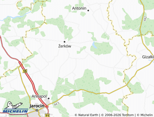 MICHELIN Lisew map - ViaMichelin
