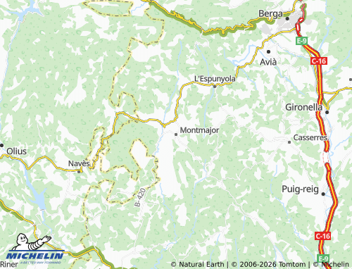 Mappa MICHELIN Montmajor - ViaMichelin