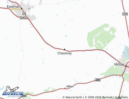 Mappa MICHELIN Chauncey - ViaMichelin