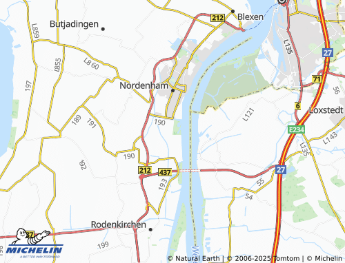 MICHELIN Treuenfeld map - ViaMichelin