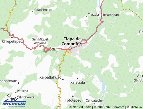 MICHELIN Renacimiento map - ViaMichelin