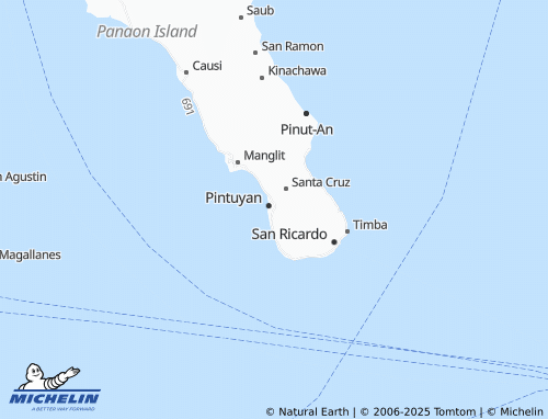 MICHELIN Pociano D. Equipilag map - ViaMichelin