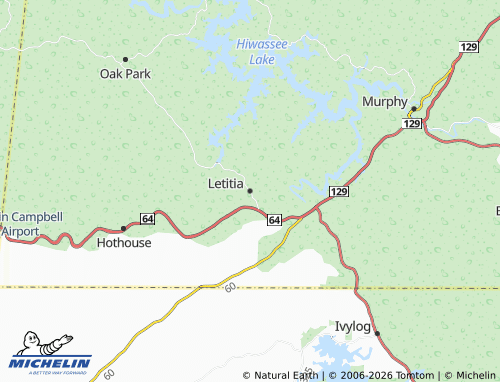 Carte MICHELIN Letitia - ViaMichelin