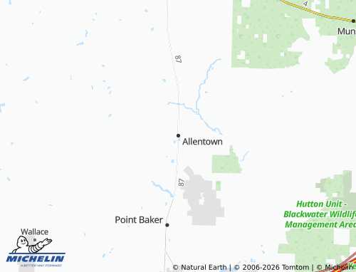 Mapa MICHELIN Allentown - ViaMichelin