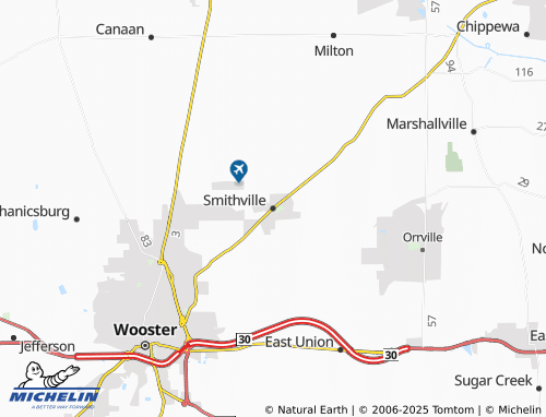 MICHELIN Smithville map - ViaMichelin