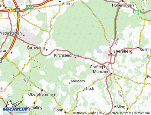 Mapa MICHELIN Kirchseeon - ViaMichelin