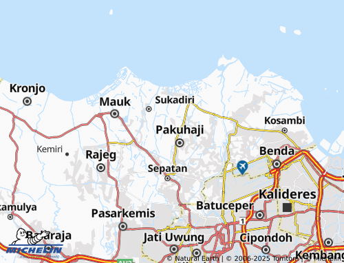 MICHELIN Paku Alam map - ViaMichelin
