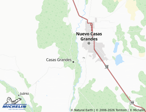 Mappa MICHELIN Ojinaga - ViaMichelin