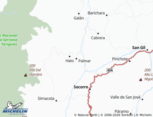 Carte MICHELIN Palmar - ViaMichelin
