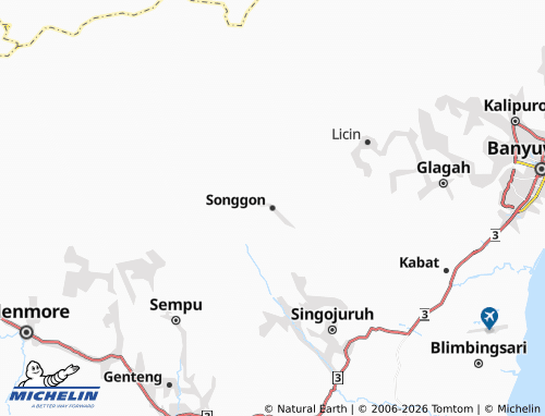 MICHELIN-Landkarte Songgon - ViaMichelin