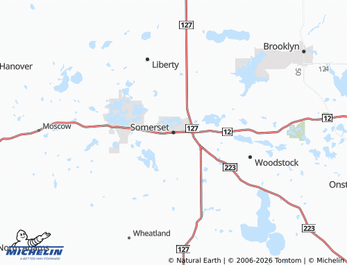 Mappa MICHELIN Somerset - ViaMichelin
