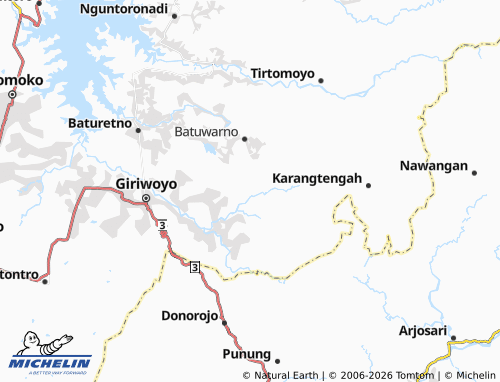 Mapa MICHELIN Sendangsari - ViaMichelin