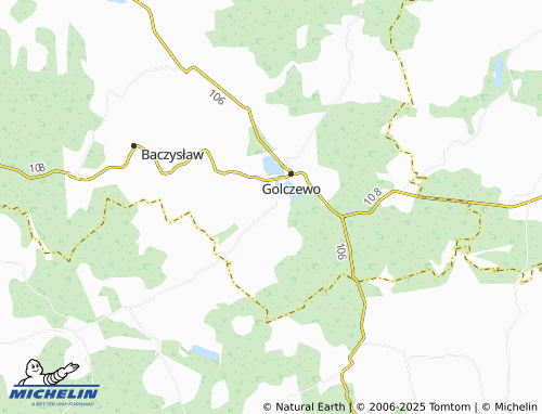 MICHELIN-Landkarte Kłęby - ViaMichelin