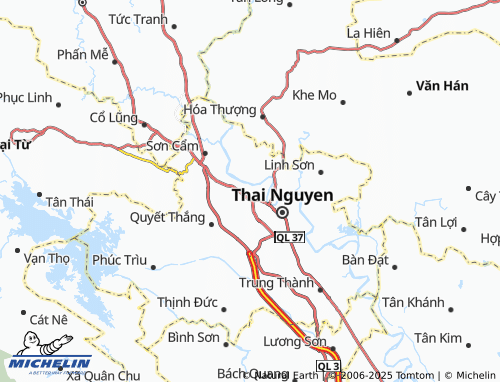 Kaart MICHELIN Quang Vinh - ViaMichelin
