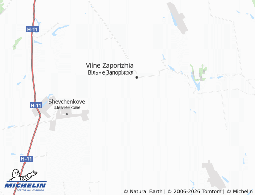 Mappa MICHELIN Dibrova - ViaMichelin