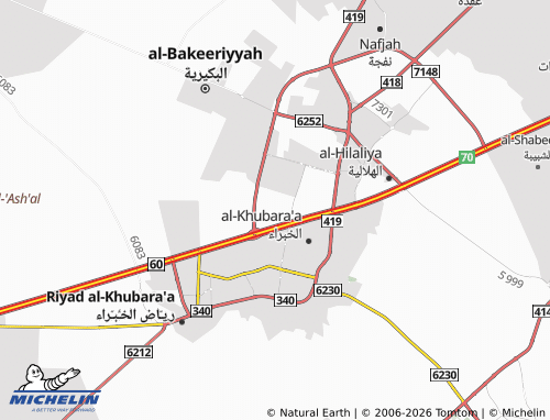 MICHELIN-Landkarte al-Rabee' - ViaMichelin