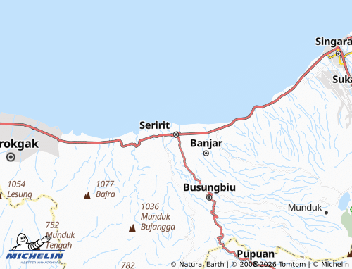 MICHELIN Seririt map - ViaMichelin