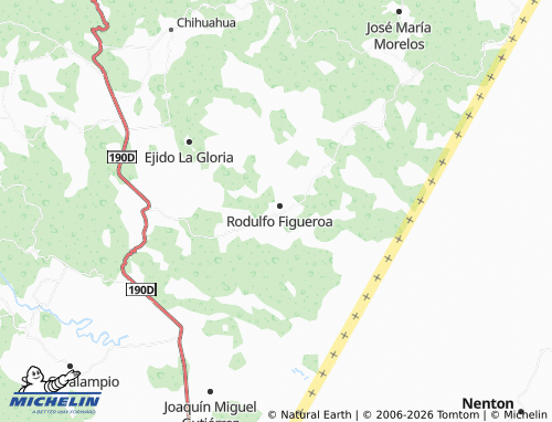 Carte MICHELIN Del Río - ViaMichelin