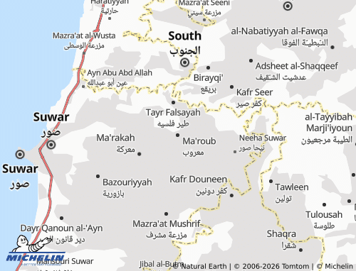 MICHELIN-Landkarte Ma'roub - ViaMichelin