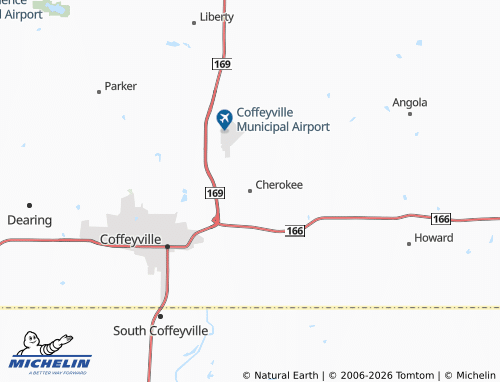 Mapa MICHELIN Cherokee - ViaMichelin