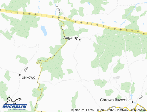 MICHELIN Sągnity map - ViaMichelin