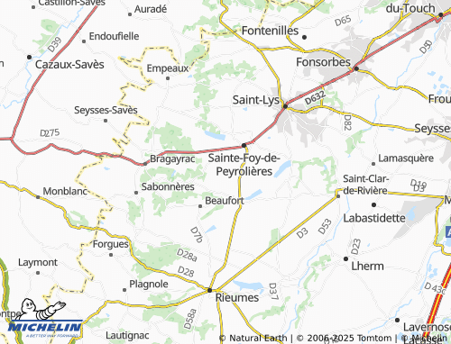 Carte MICHELIN Castagné - ViaMichelin