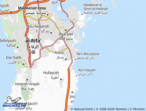 MICHELIN Ras Zuwayed map - ViaMichelin