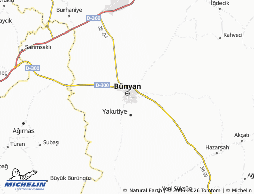 MICHELIN Dervişağa map - ViaMichelin