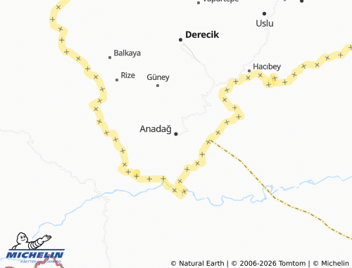 Mappa MICHELIN Anadağ - ViaMichelin